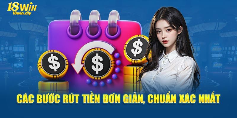 Quy trình thực hiện rút lợi nhuận từ 18WIN bằng ví điện tử